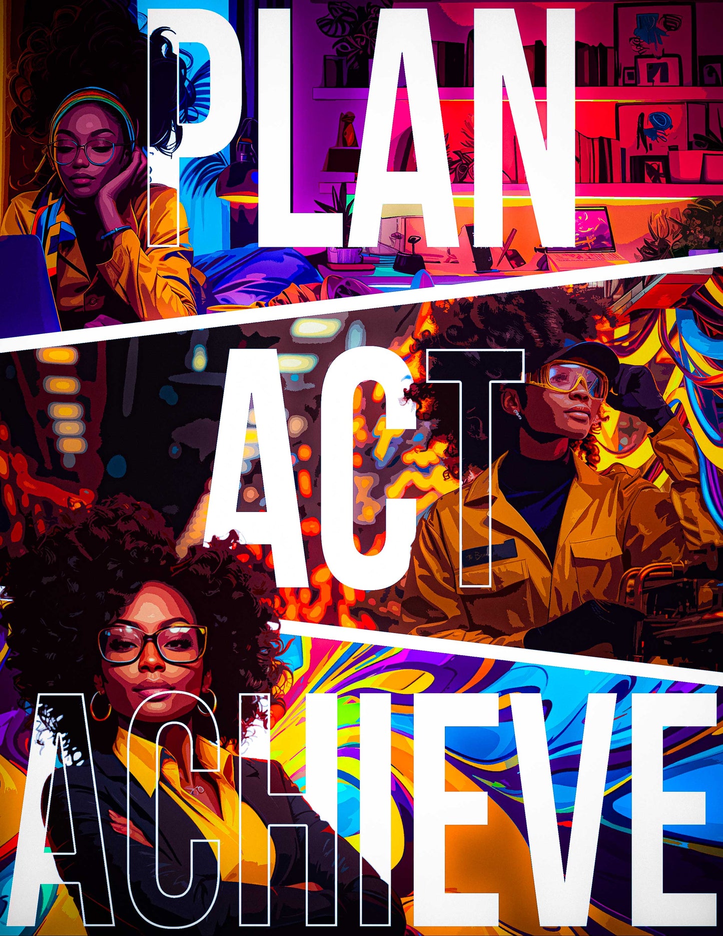 Plan Act and Achieve Notebook